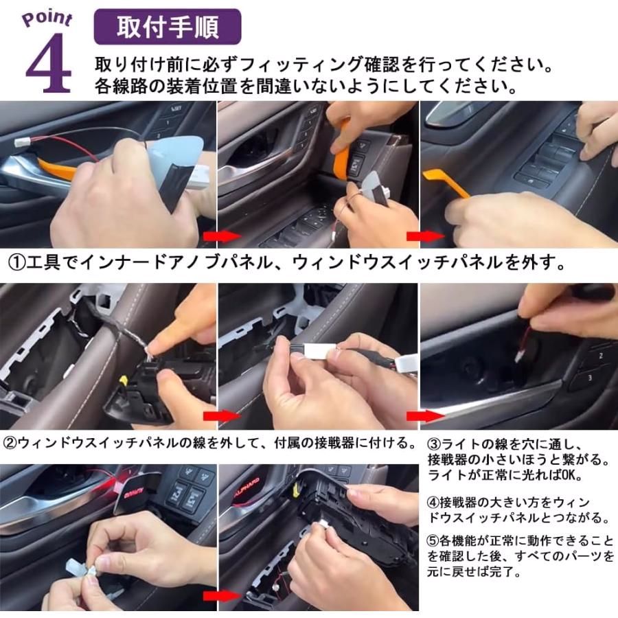 送料無料 トヨタ シエンタ 170系 設計 インナードアランプ ロゴ発光 LED 7色切り替え ルームランプ 内装 カスタムパーツ 互換品 2枚セット BRIGHTFACE_UK