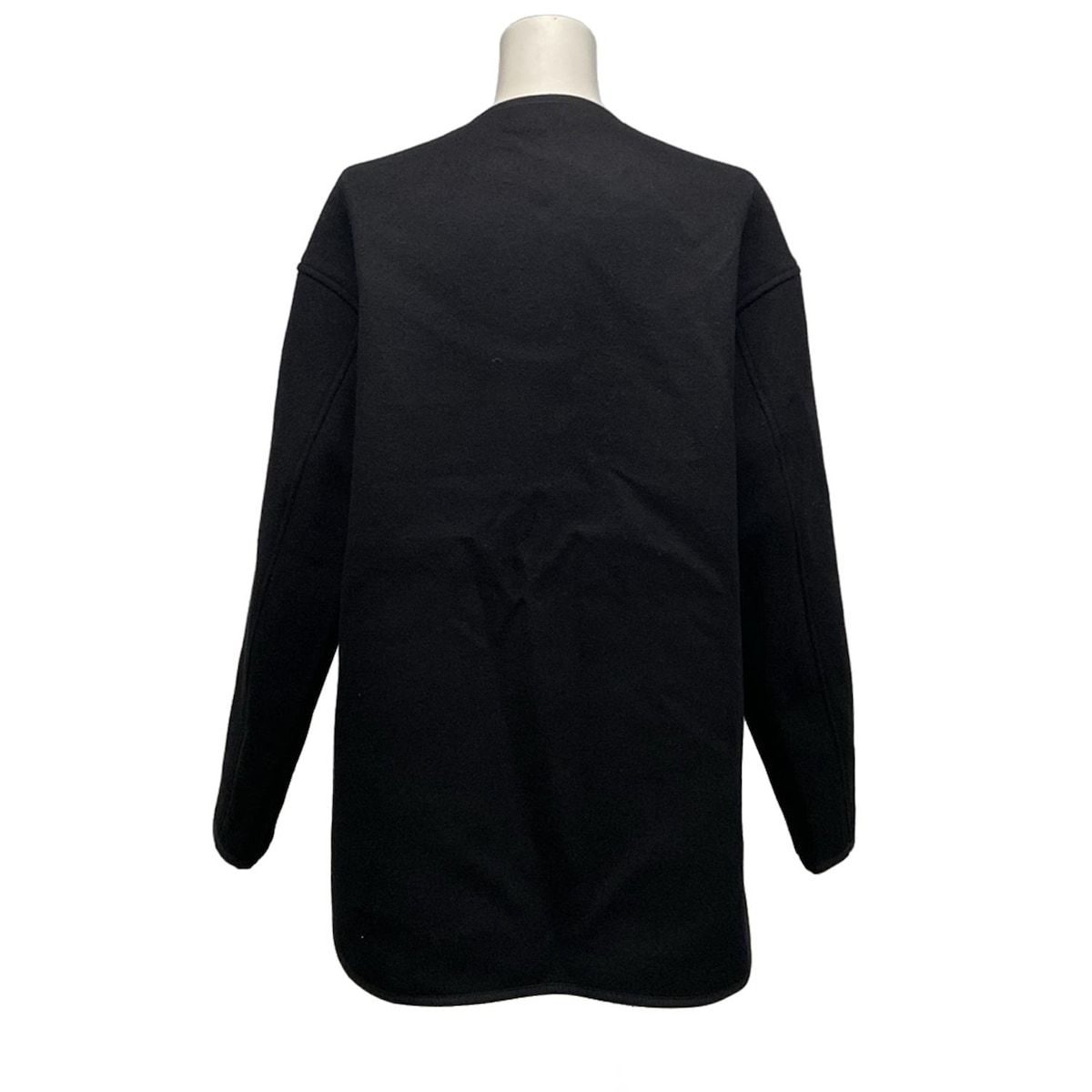 MONCLER モンクレール ブルゾン サイズ1 S レディース REPOSSE 黒 長袖|カシミヤ混|秋|冬 ウール カシミヤ