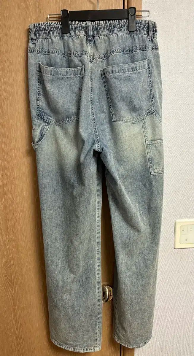  ウーヨンミ 25 SS ブルー ワンタック 밴딩 デニムパンツ その他 デニム ジーンズ