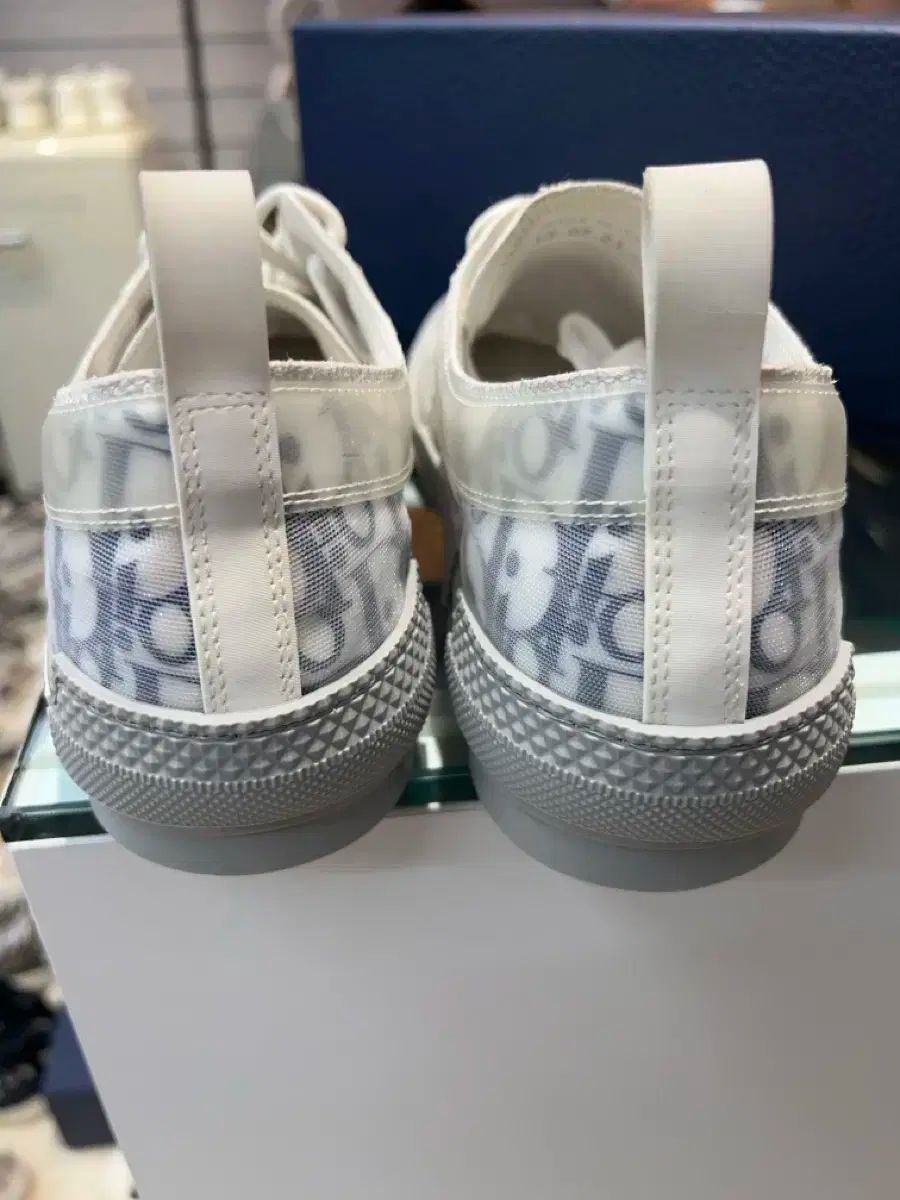 40 Dior B 23 オブリーク ブルー グレー メンズ スニーカー ほぼ