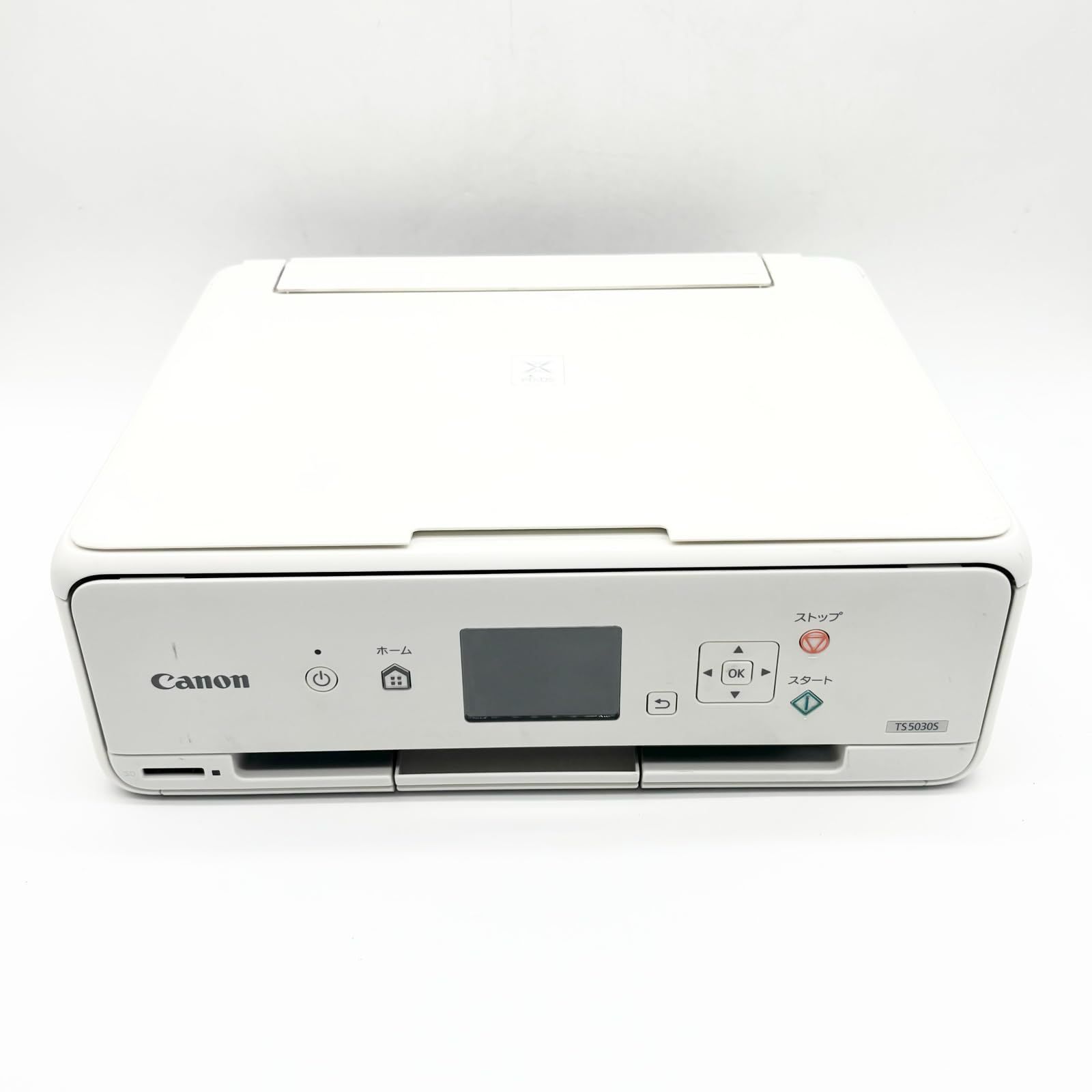旧モデル Canon プリンター インクジェット複合機 PIXUS TS5030S ホワイト 白 ○1627