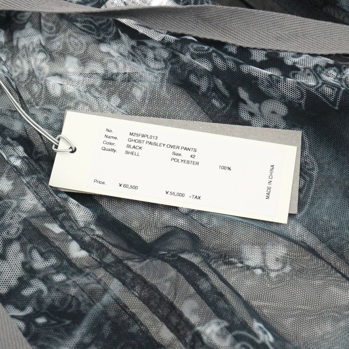  MASU エムエーエスユー 25 AW GHOST PAISLEY OVER PANTS ゴーストペイズリーオーバーパンツ 42 ワークパンツ カーゴパンツ ペインターパンツ パンツ