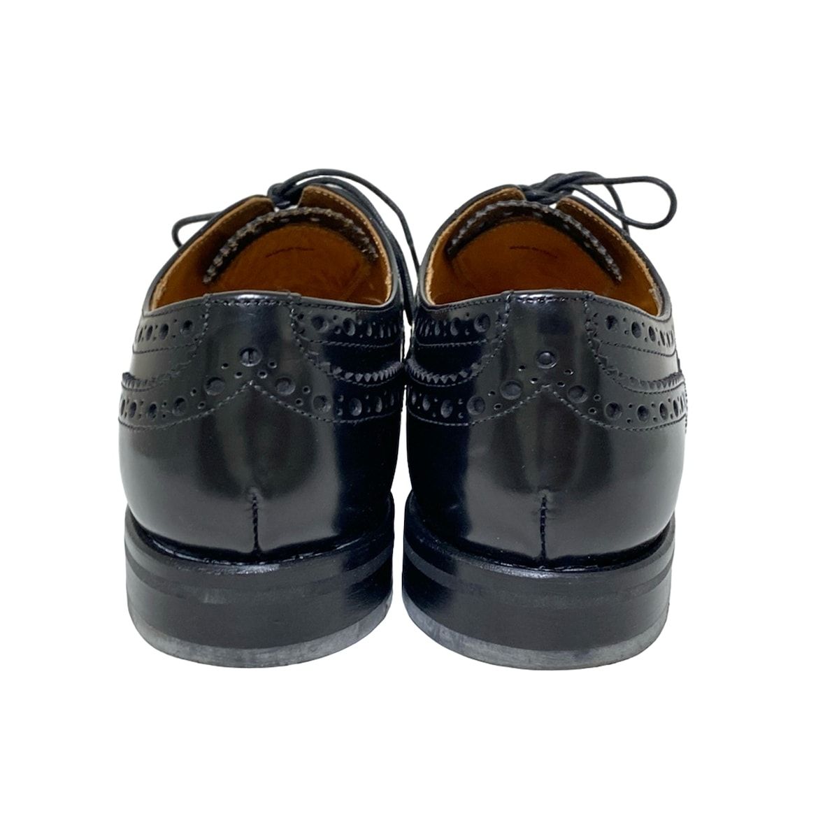 黒 ウィングチップ