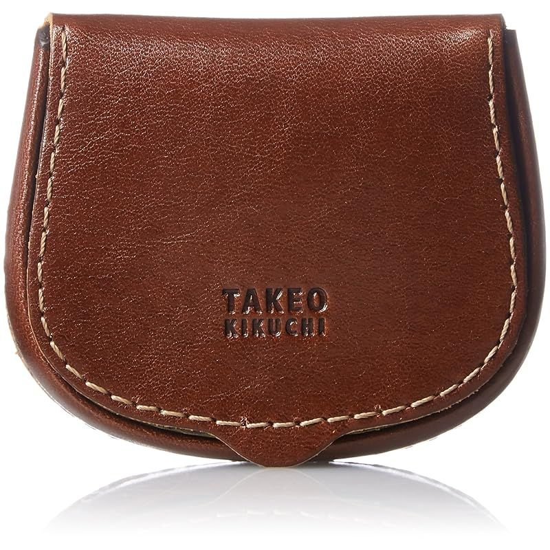 タケオキクチ 小銭入れ 馬蹄型 エリア 266621 チョコ