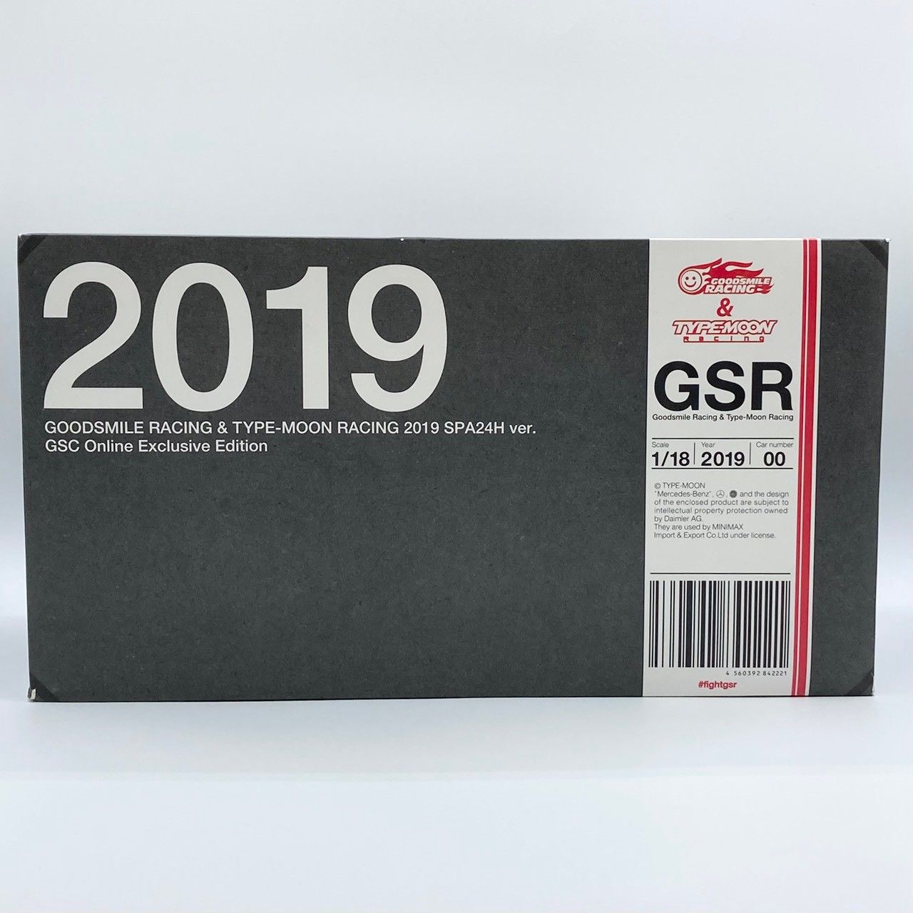 1 18 GOODSMILE RACING - TYPE-MOON RACING 2019 SPA24H ver. 1 18スケール レジン製 ミニカー nn