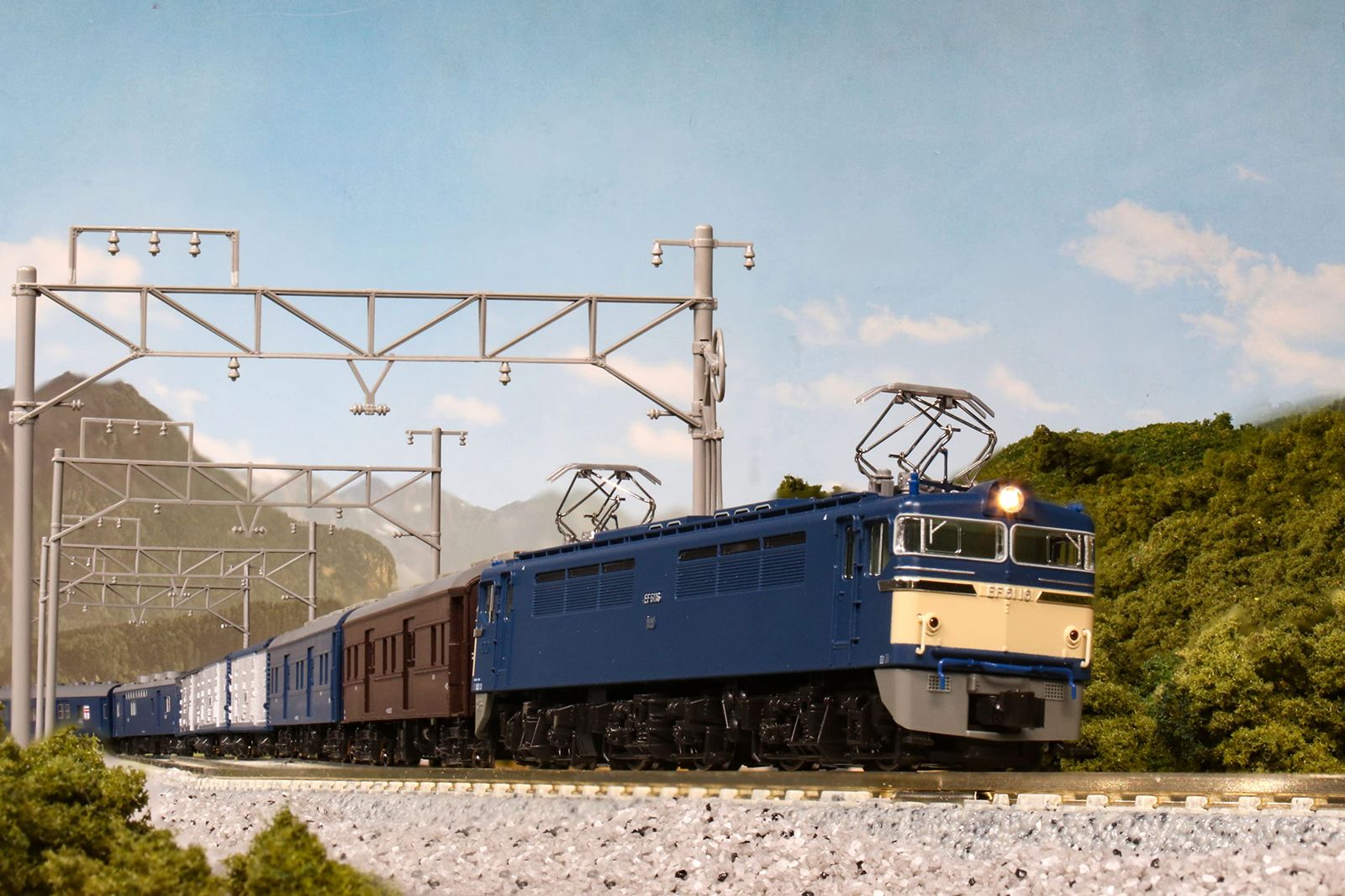 KATO Nゲージ 郵便 荷物列車 東海道 山陽 6両セットB 10-1724 鉄道模型 貨車 茶