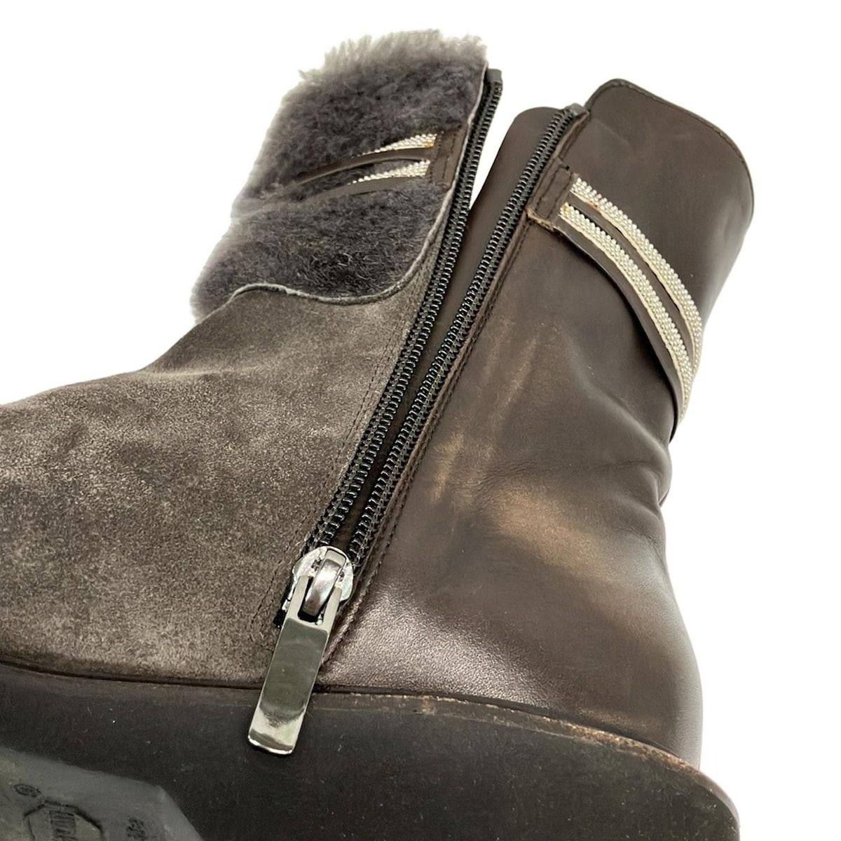 レザー ムートン