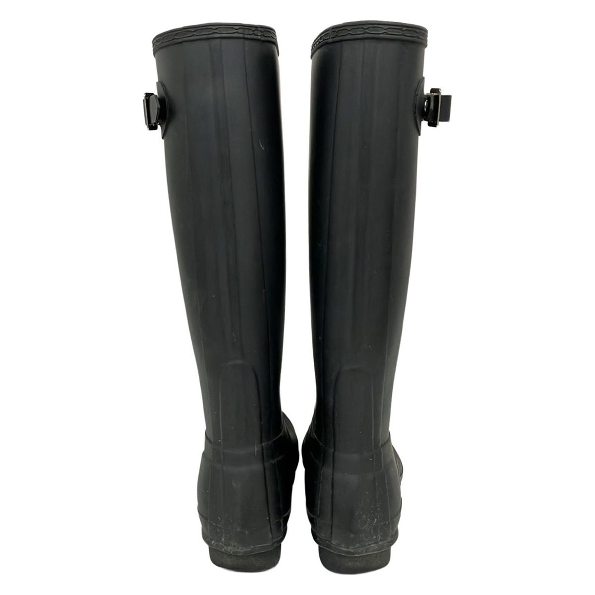  HUNTER ハンター レインブーツ EU 37 レディース - 黒 レインシューズ 長靴 レインシューズ