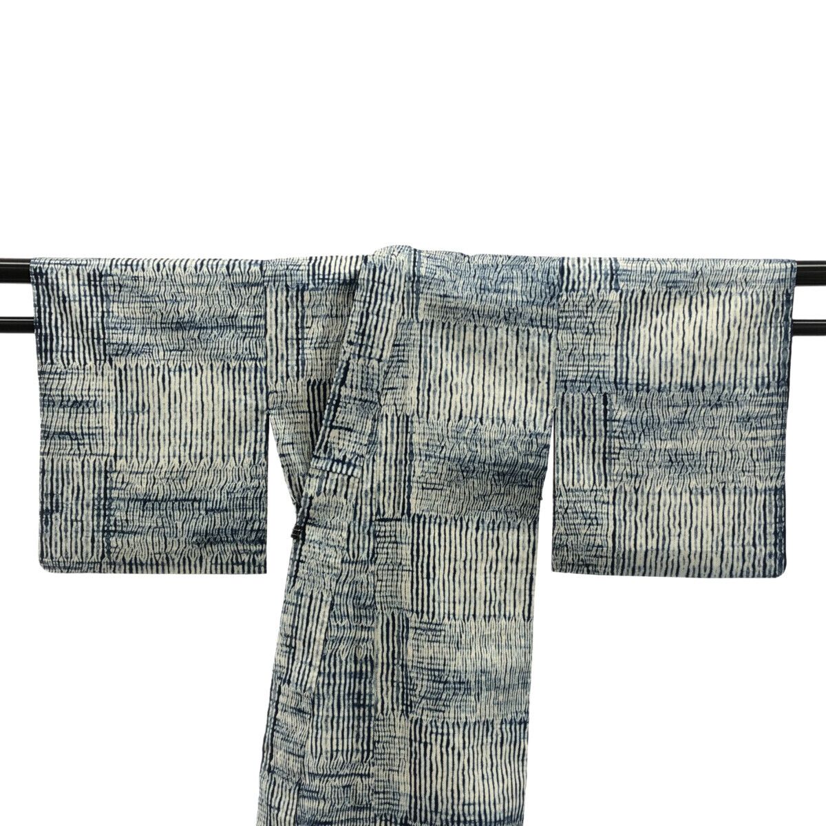 小紋|単衣|藍染|絞り|