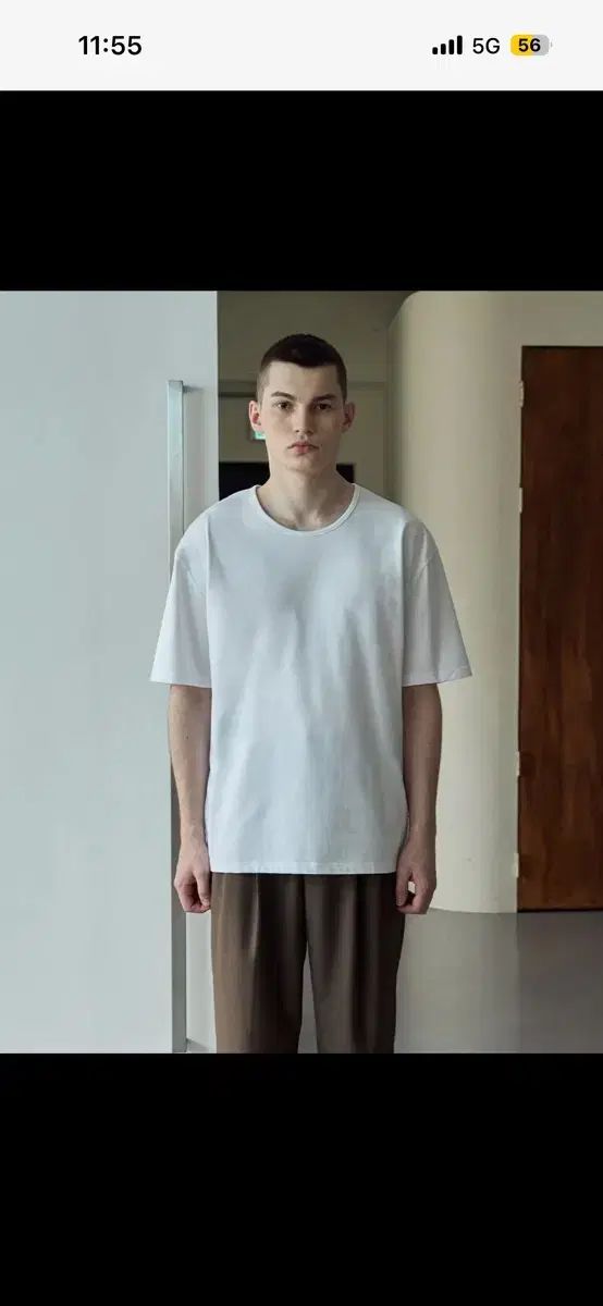 (新品)メ儿ゴ スクロールネック Tシャツ L