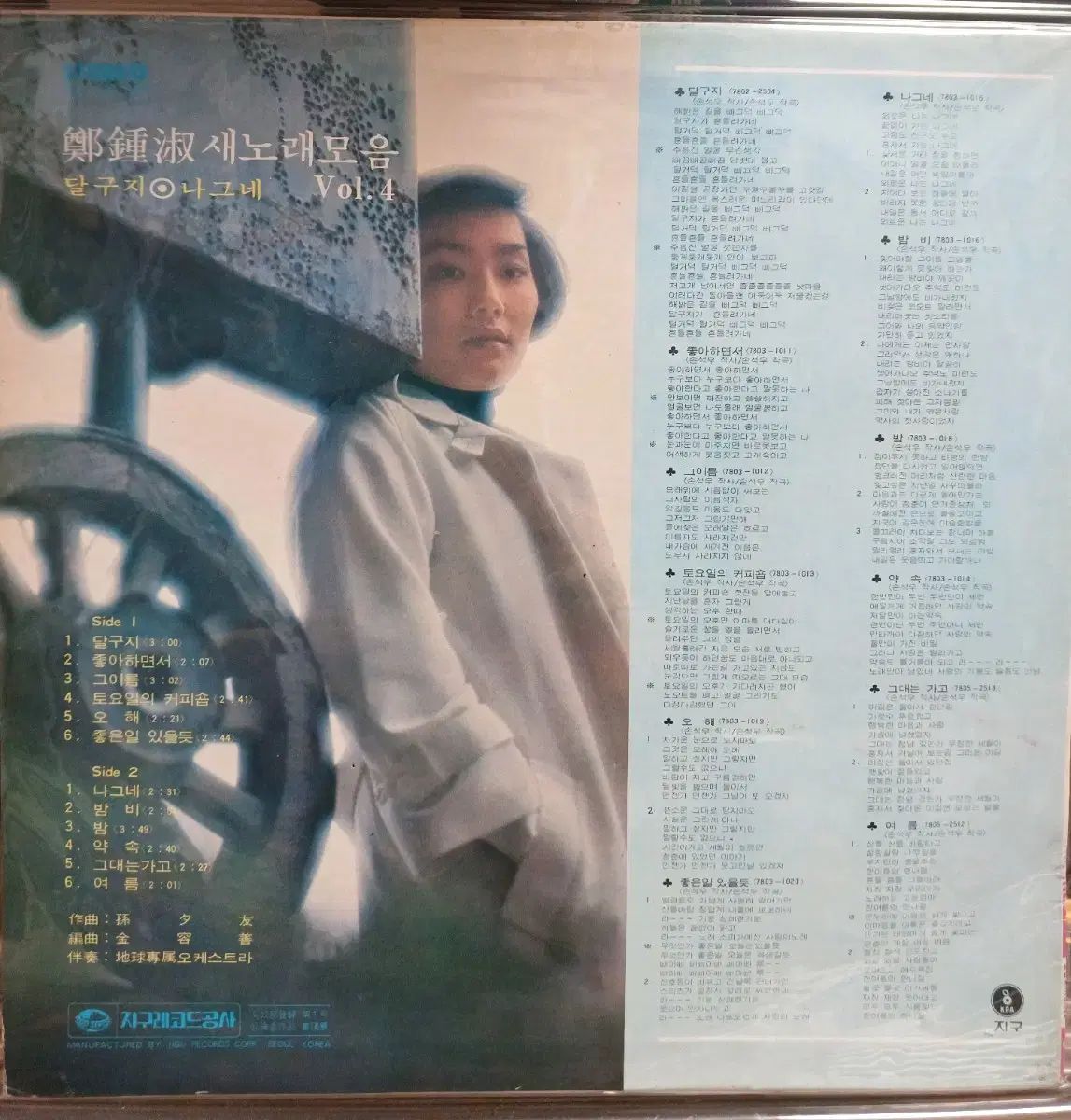 チョン ジョンスク LP 78 初年度 新曲コレクション Vol 4 CD NM