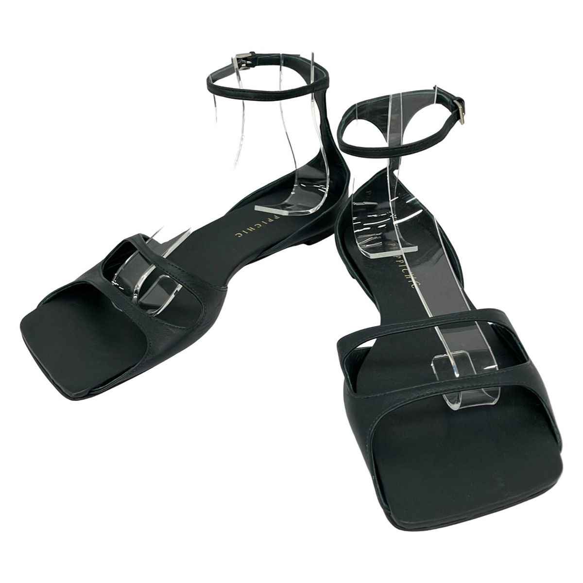 pippichic ピッピシック フラットシューズ 38 レディース - ダークグリーン レザー