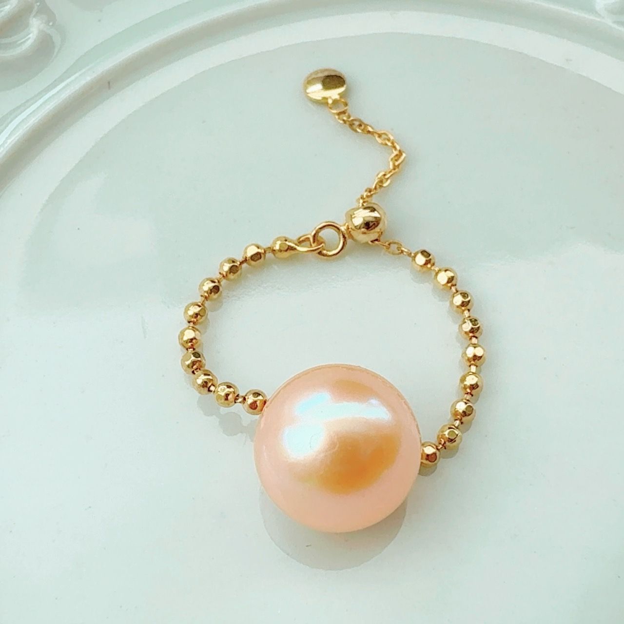 A147 癒しの魔法 女神魔術 困難を乗り越えて好きな人を手に入れる 縁結び ピンクパール チェーンリング魔術師アリエル 恋愛運 お守り フリーサイズ 本命 魔術アクセサリー 本物 魔法 復縁 片思い 略奪 成就 叶う 恋愛運 おまじない 本物 パワーストーン