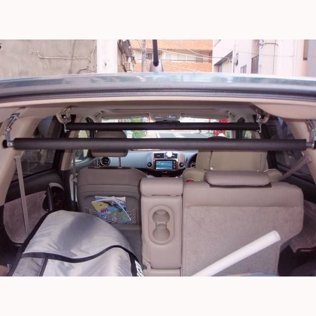 送料無料 モニター募集 ヴァンガード用 車内キャリア サーフボード スノーボード スノボ 脚立 中積み 室内 アウトドア 旅行 インテリアバー BRIGHTFACE_UK