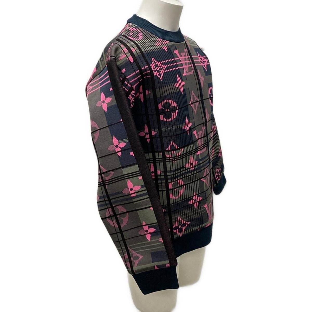 ルイヴィトン トレーナー サイズS メンズ美品 モノグラムジャガード