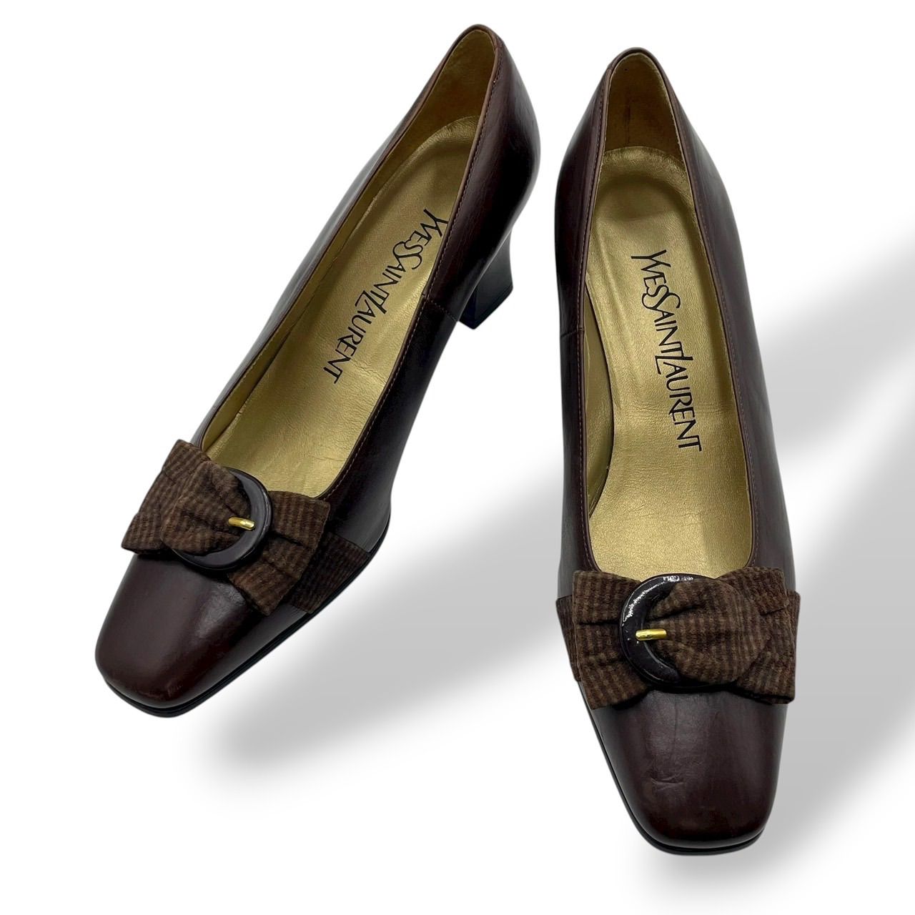 極美品 Yves Saint Laurent イヴサンローラン YSL パンプス ハイヒール