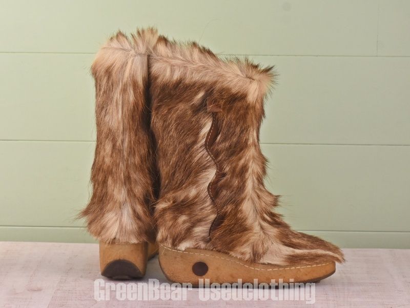D 068 ビンテージ Schapuro エスキモーブーツ レディース 5.5 23 cm