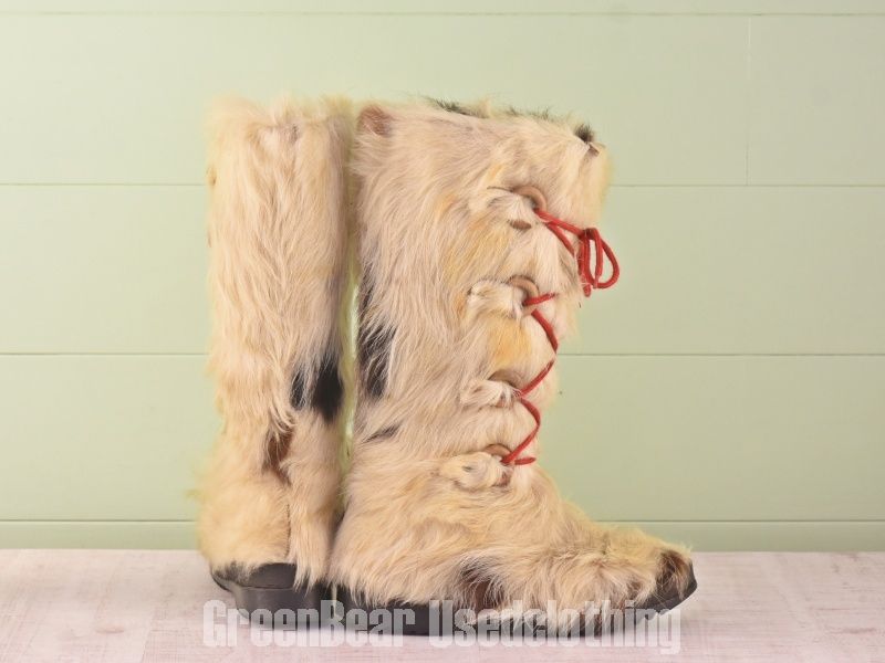 D 080 オーストリア製 PanzLビンテージ エスキモーブーツ レディース 7 25 cm