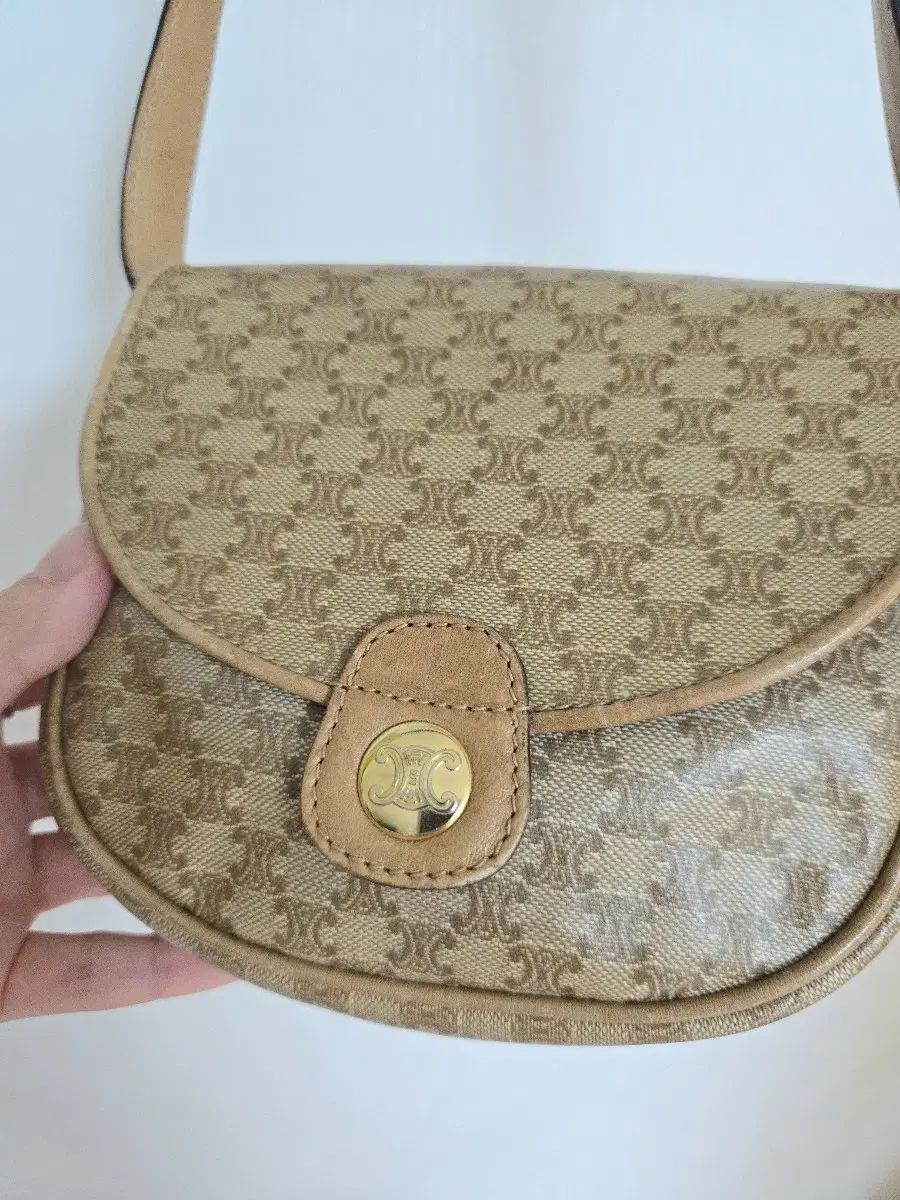 正規品 Celine マカダム トリオンフ ヴィンテージ クロスバック