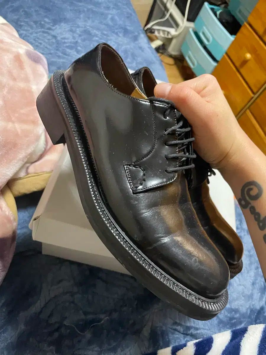  靴 245 実寸 250 255 ローファー ブーツ 革靴