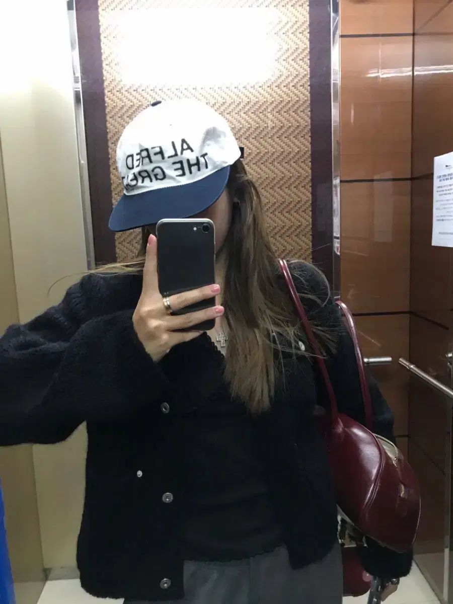 ドメタグ タイカン ウールカーディガン ブラック