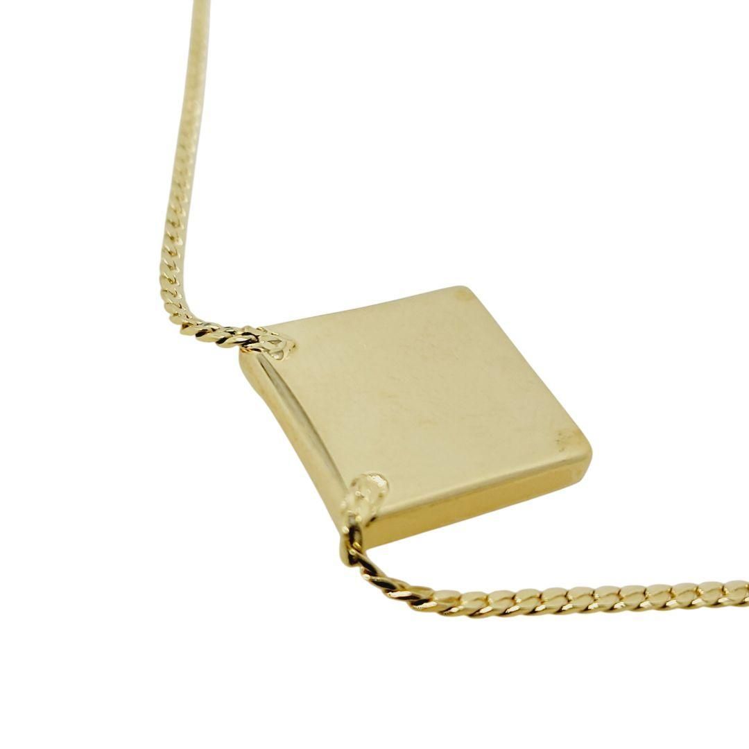 Christian Dior ネックレス トロッター スクエア ゴールドブラック