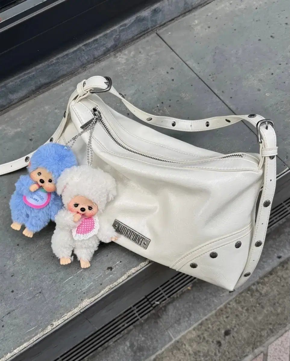 カーキポイント STUオフイス ショルダー バッグ ivory