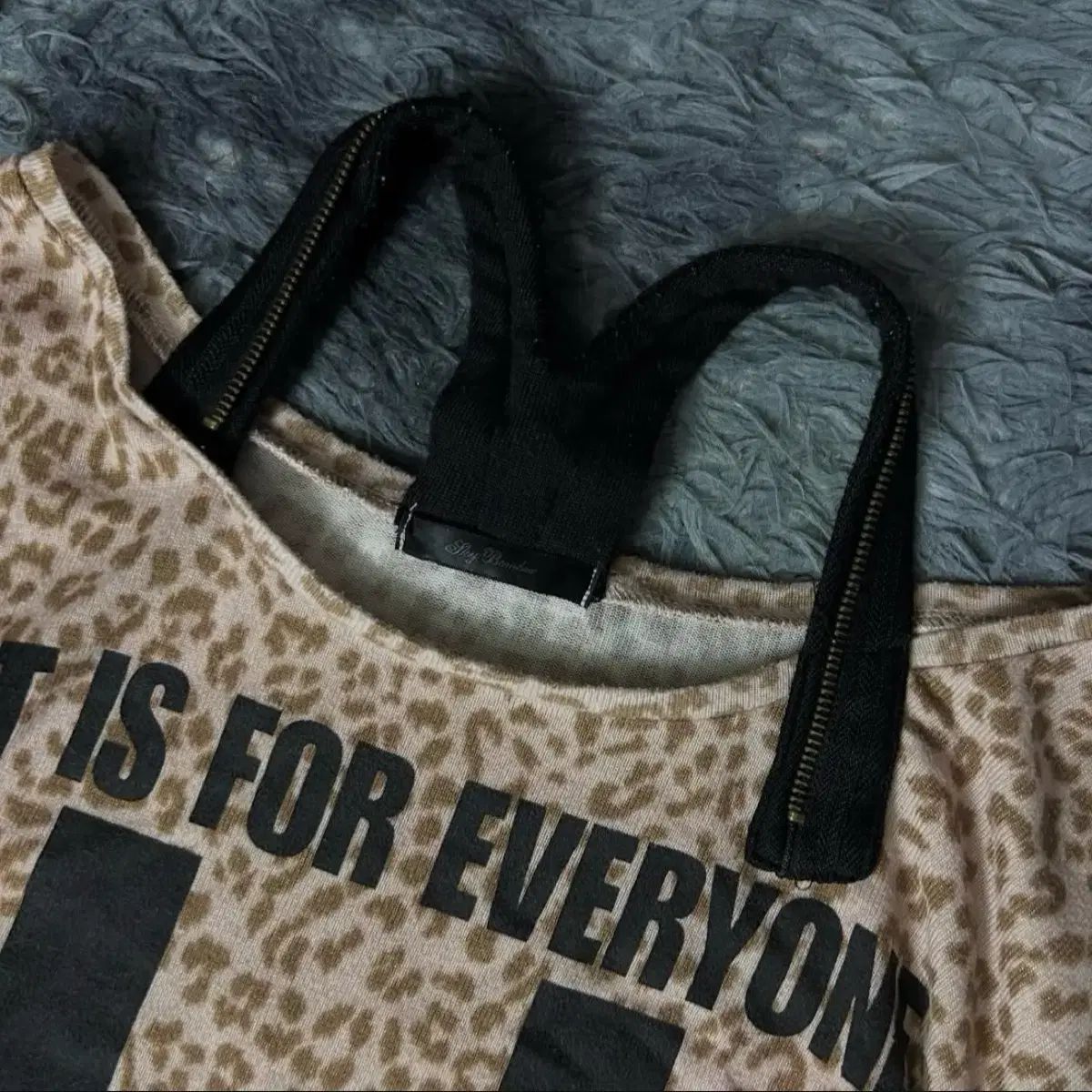  スカイブルゾン ヴィンテージ ピンク ヒョウ柄 レオパード 姫ギャル オフショルダー トップス Babymetalclub シュシュ さくらんぼ 長袖 Tシャツ カットソー