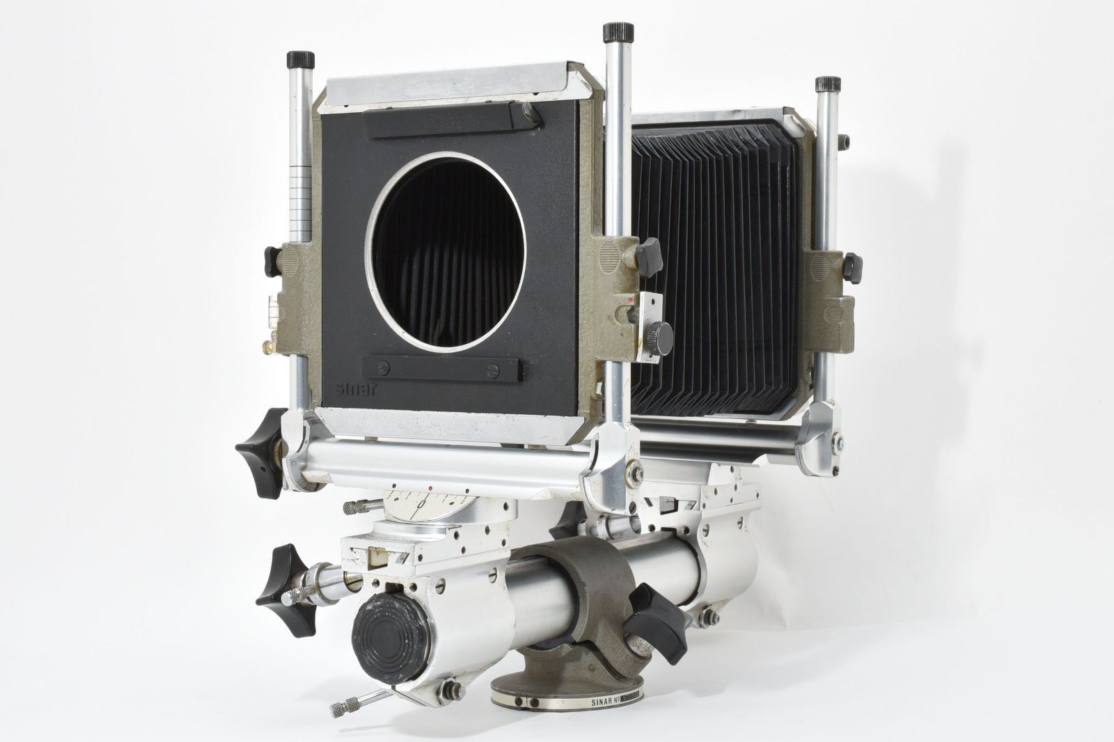 SINAR SYSTEM C KOCH 大判カメラ 蛇腹 ジナー リンホフ変換パネル付き ピンホール修復済み