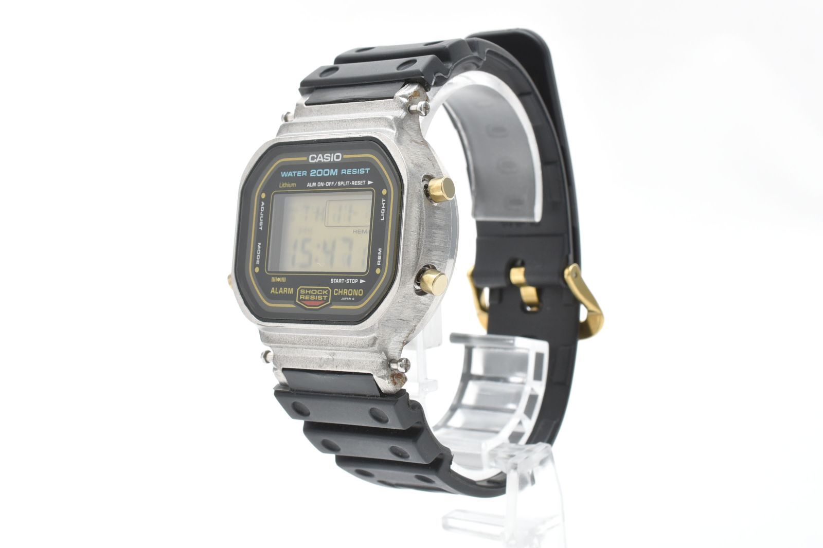 返品保証 実用品 カシオ G-SHOCK スピードオリジナル DW-5600C スクリューバック 901 グリーン豆電球 38251102
