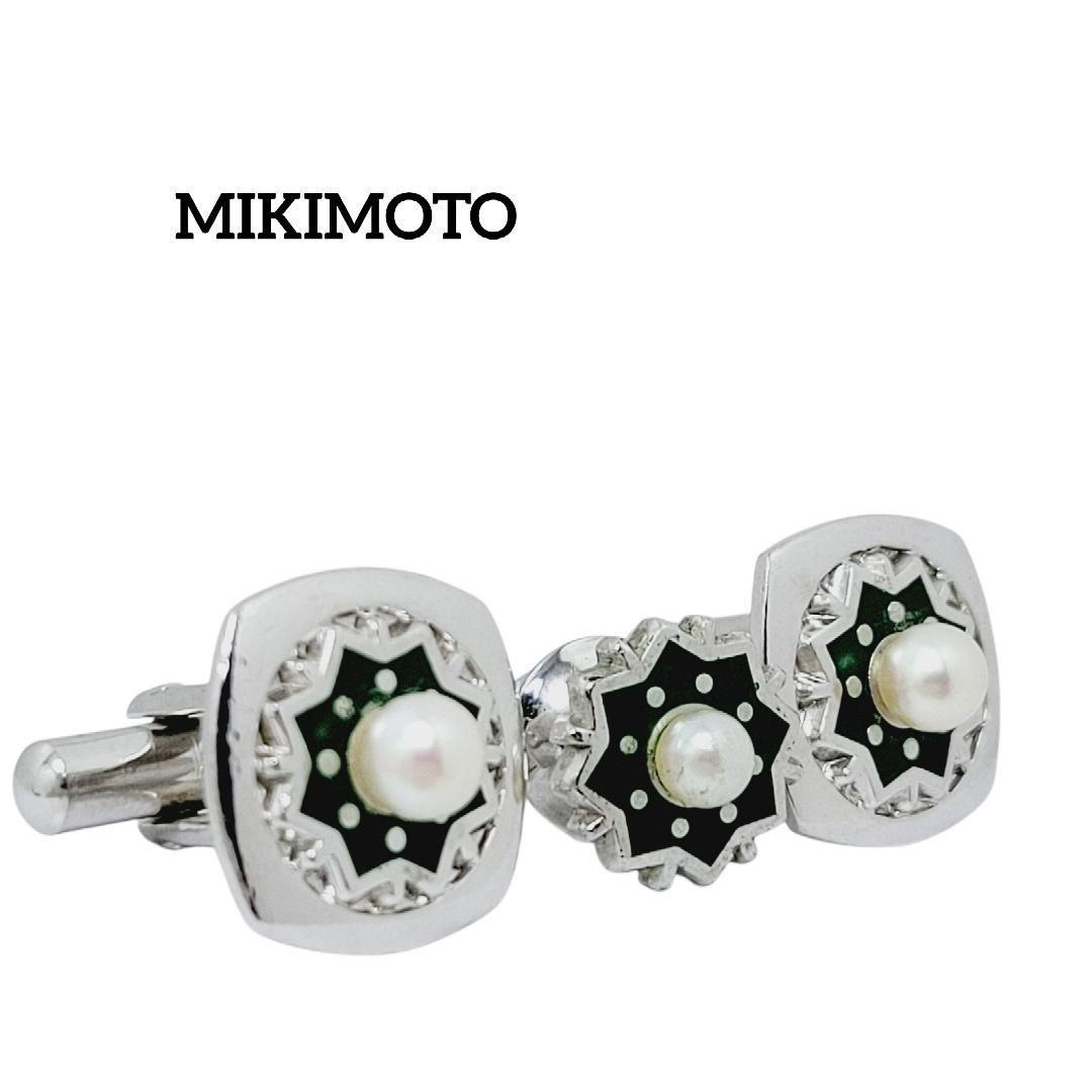 MIKIMOTO タイタック カフス SILVER アコヤパール - メルカリ