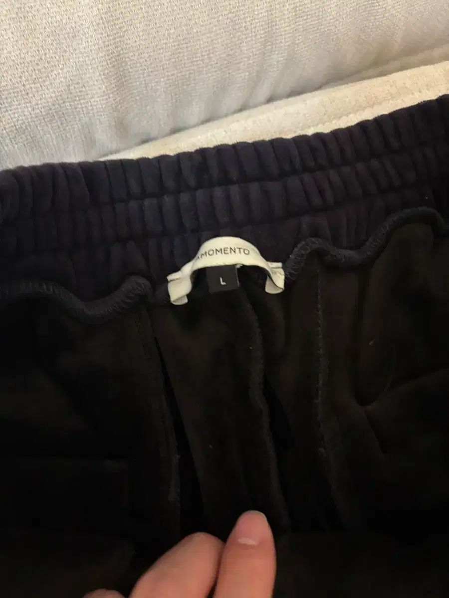  AMOMENTO ベルベット LINE トラック パンツ L ジョガーパンツ スウェットパンツ パンツ