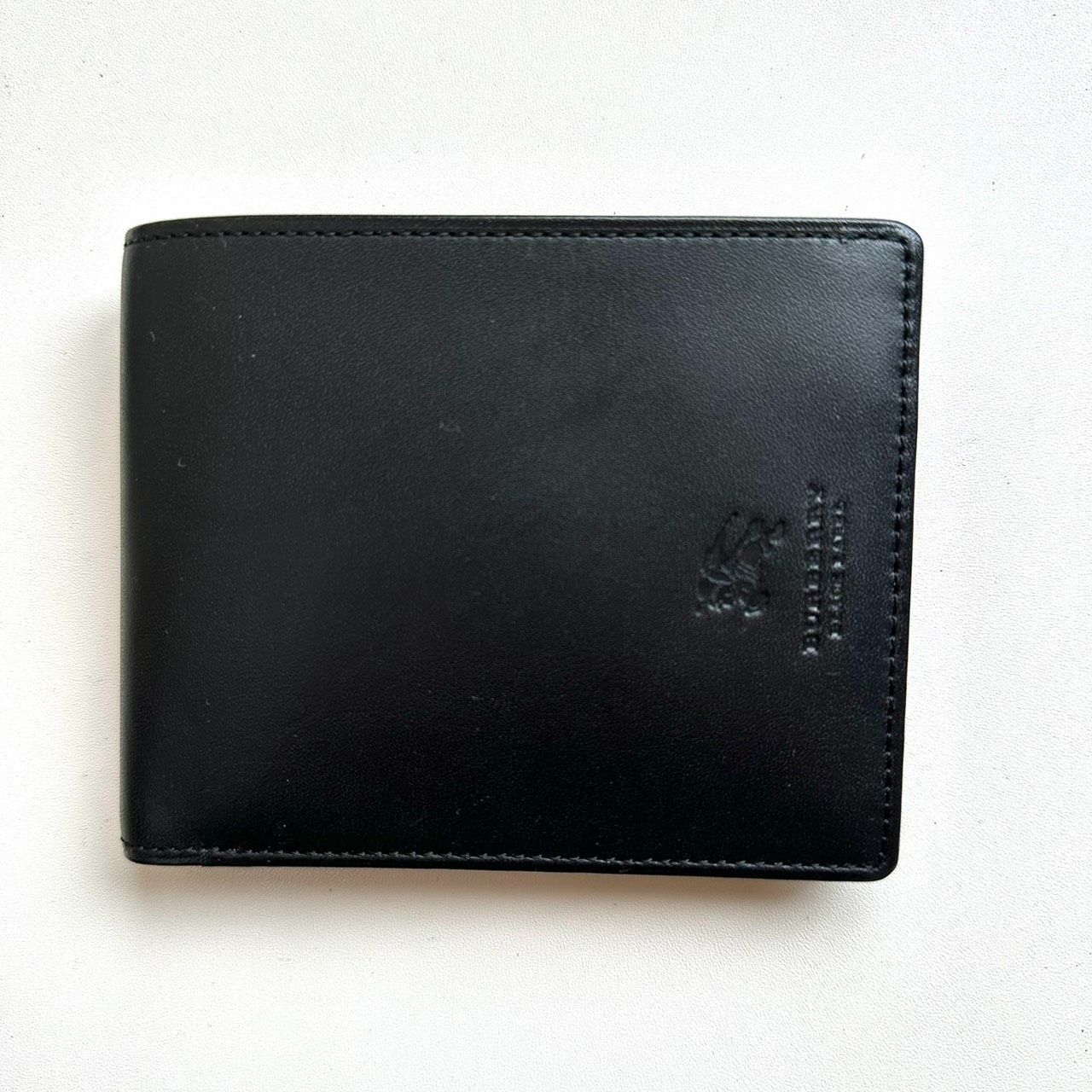 バーバリーブラックレーベル BURBERRY BLACK LABEL 二つ折り財布 ブラック