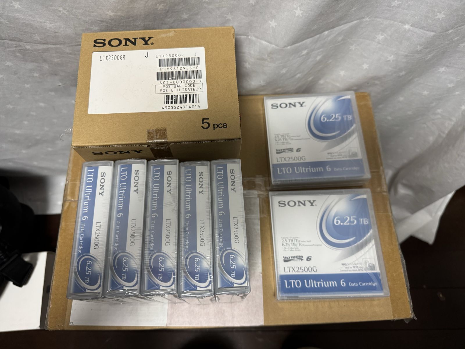 SONY LTO Ultrium 6 Data Catridge LTX2500G 6.25TB 7巻セット