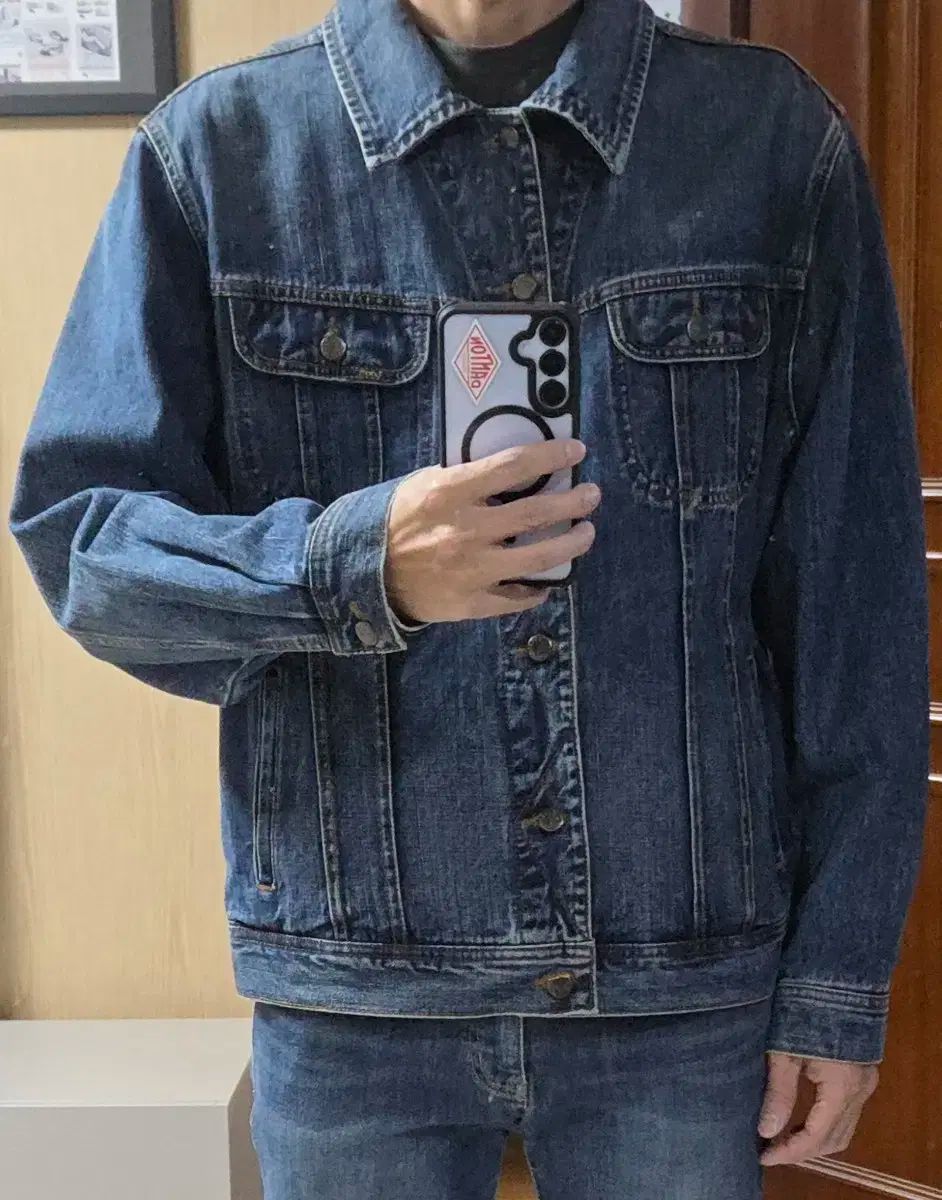 着用画像 LEE リー トラッカー デニム ジャケット レトロ WWW_HOMU-JOURNEY_COM