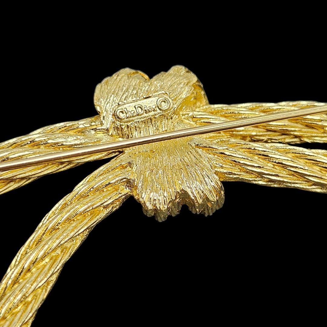 【極美品・希少】 Dior ブローチ タッセル モチーフ ゴールド フリンジ 美品❤︎希少 Christian Dior タッセル モチーフ ブローチ ゴールド