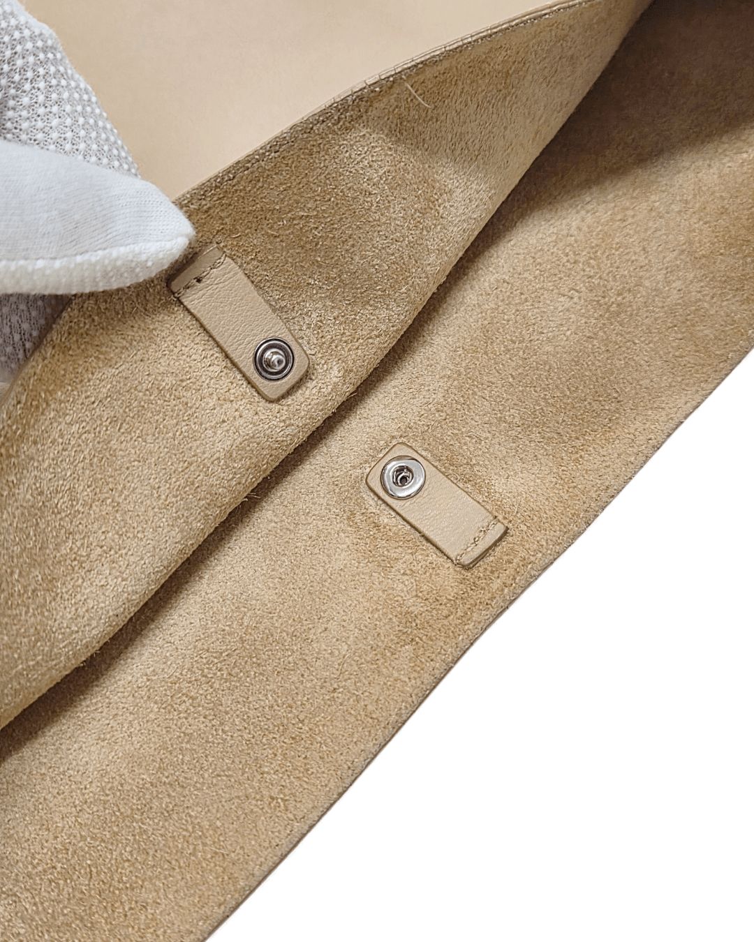 JIL SANDER ジルサンダー Border Leather Tote Bag レザー トート バッグ ベージュ系 かばん DECORATOM_COM_BR