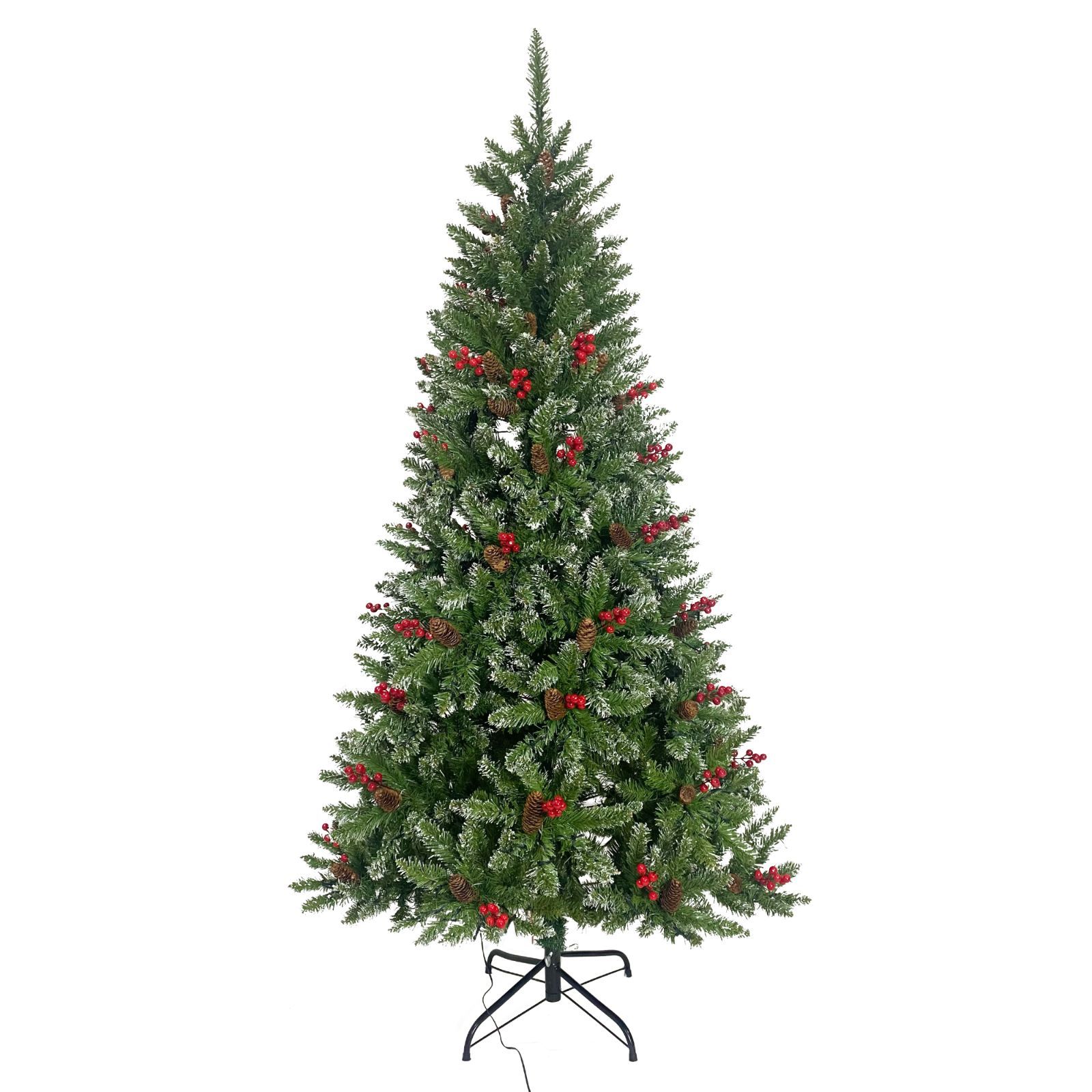 50％割 季節人気商品 クリスマスツリー180cm スチール脚 LEDライト付き 豪華オーナメント 組立簡単 飾りセット付き