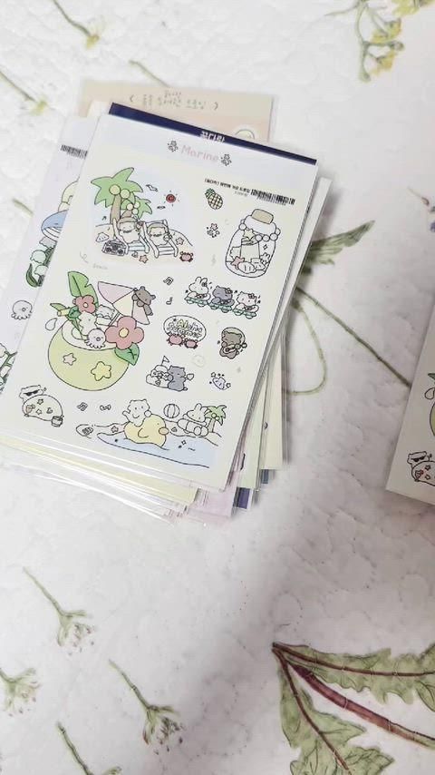 ダイアリーデコ シールステッカー 模造紙 ステッカー