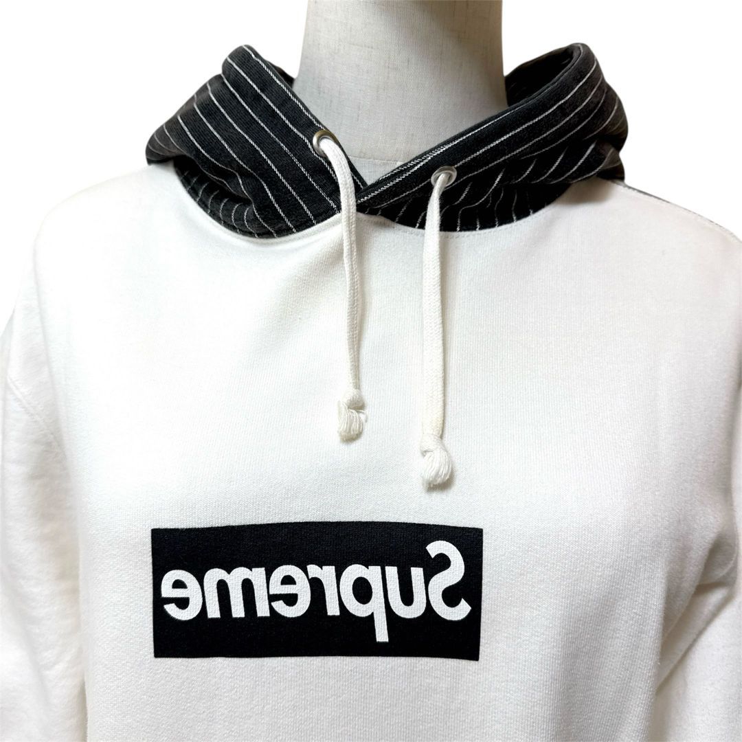 希少 美品□ Supreme×CDG ミラーBOXロゴ パーカー M - メルカリ