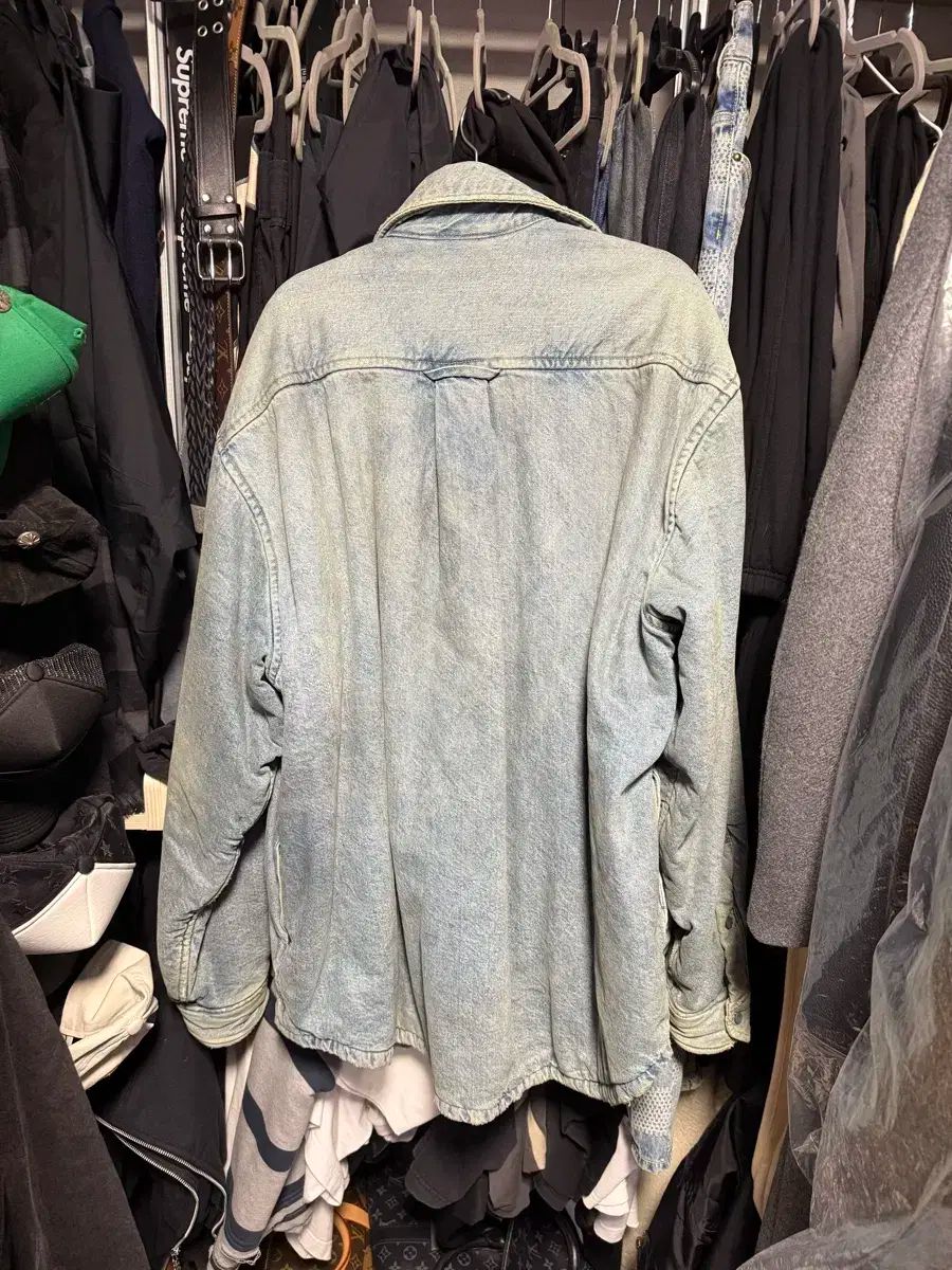 バレンシアガ パデッド デニムジャケット