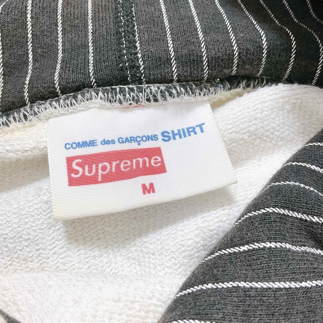 希少 美品□ Supreme×CDG ミラーBOXロゴ パーカー M - メルカリ