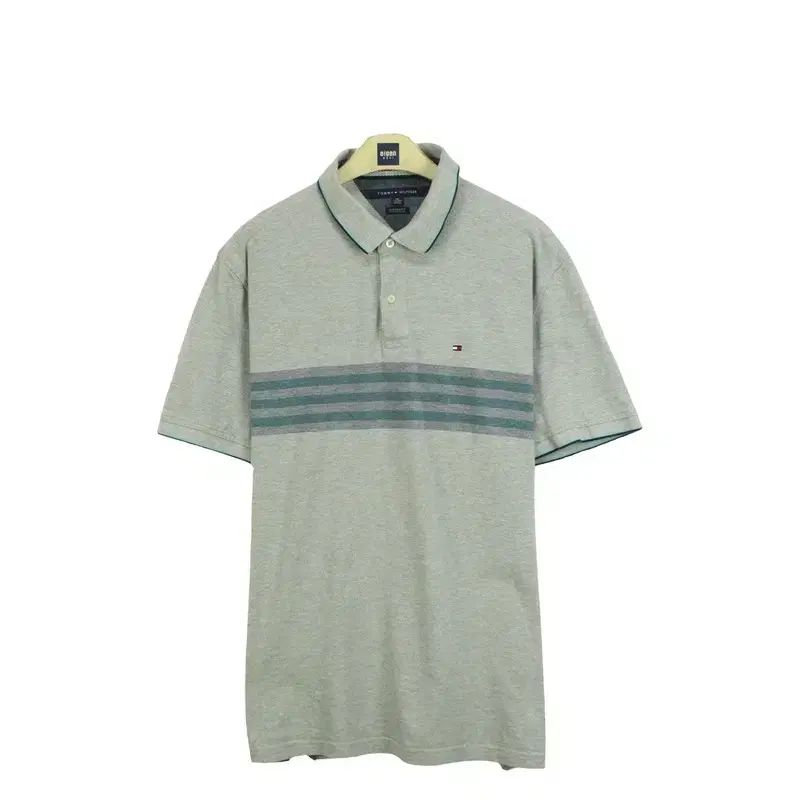 16550 Tommy Hilfiger トミーヒルフィガー 半袖 カラーTシャツ 110 メンズ カジュアル Tシャツ ブランド古着