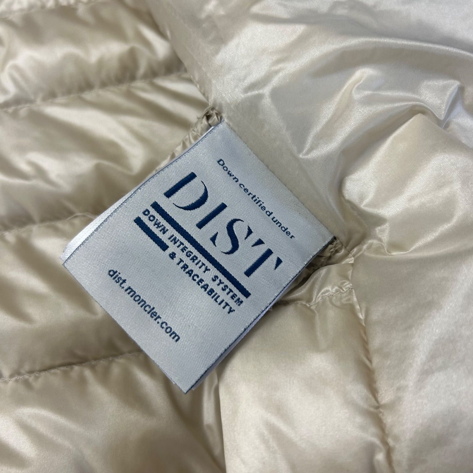 【新作】【未使用】MONCLER モンクレールGLYGOSダウンベストベージュ1 MONCLER モンクレール ダウンベスト GLYGOS 1A00028 595ZZ レディース