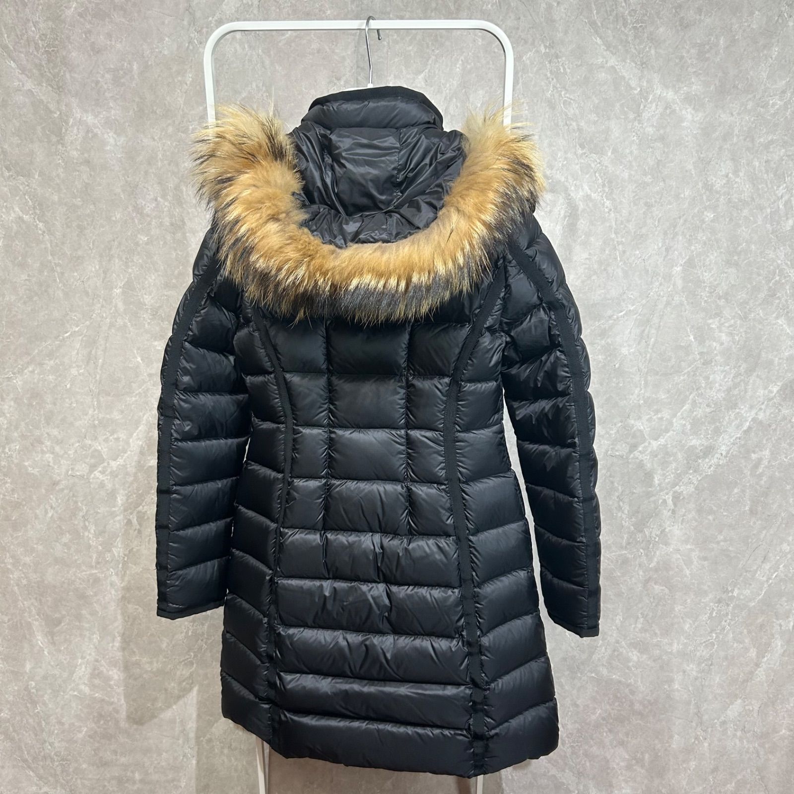 MONCLER モンクレール ロングダウンジャケットコート エルミファー エルミンヌ黒0 GULLKHAN_COM