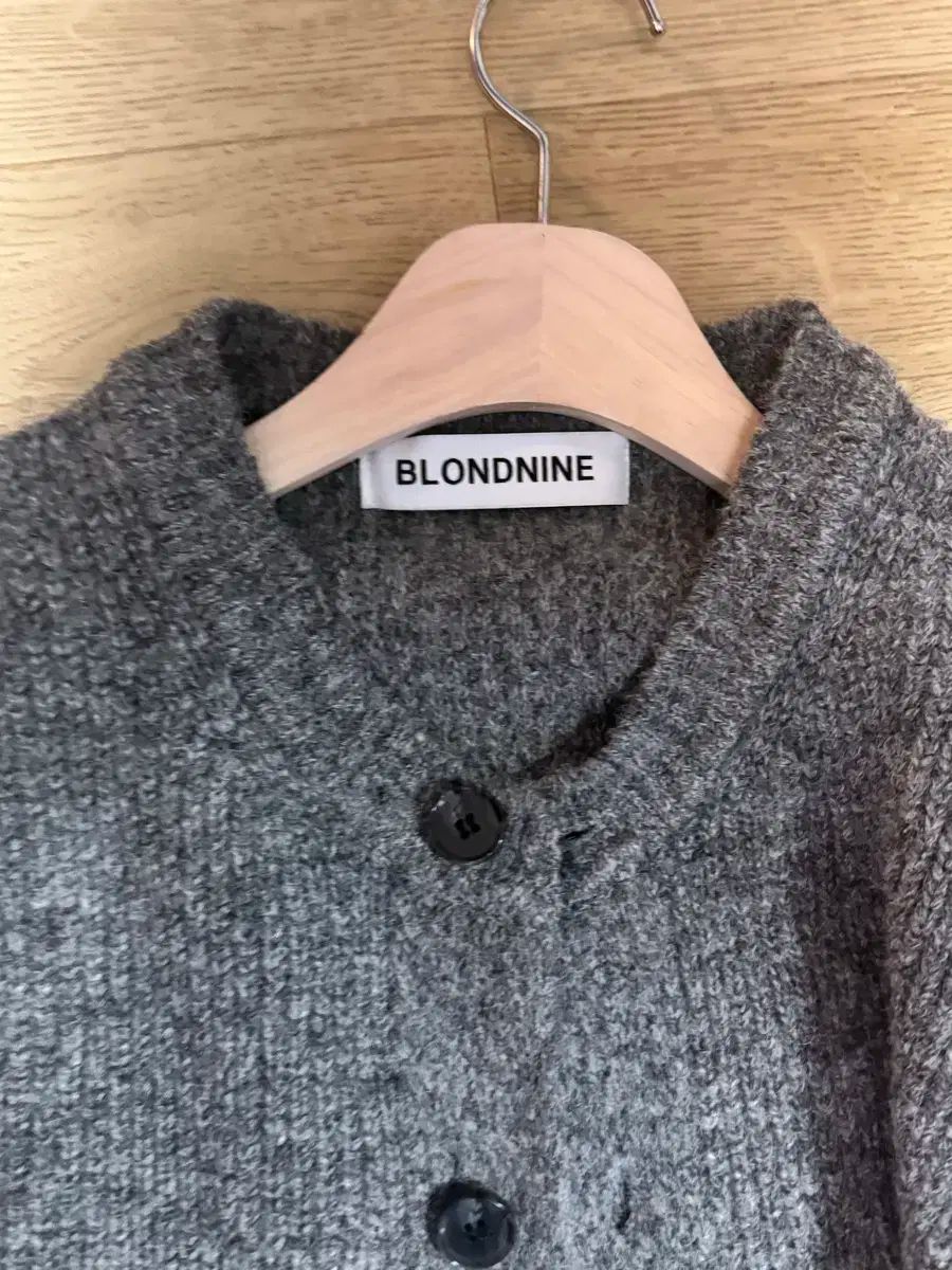 グレーウール リー BLOND9 カーディガン グレーm