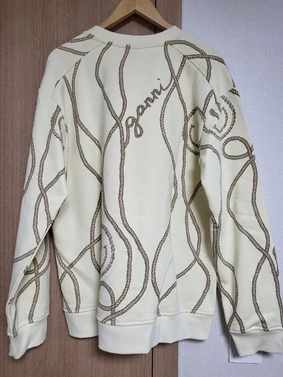 GANNI ガニー ロープ プリント 起毛 スウェット