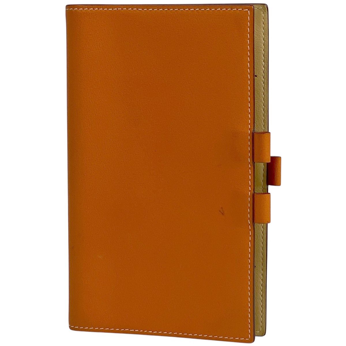 エルメス HERMES アジェンダ ヴィジョン 手帳カバー 手帳 ブックカバー ヴォースイフト オレンジ レディース