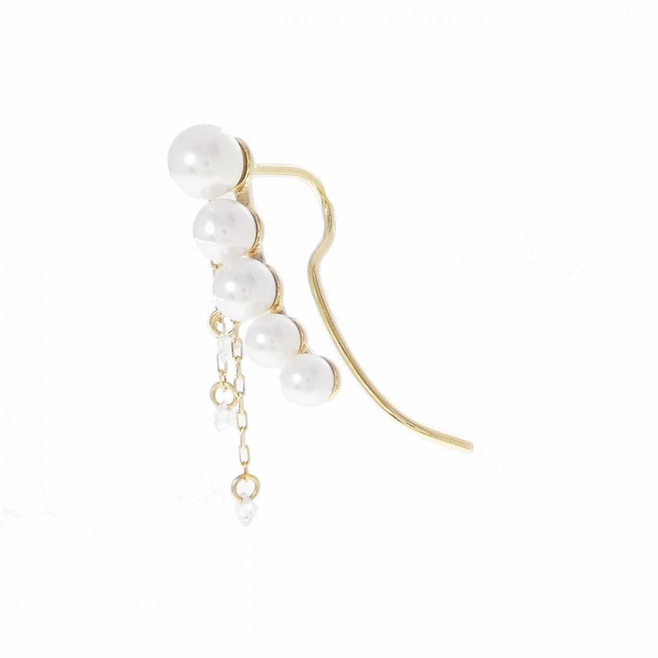 アーカー ビンドゥ ミラーパール ピアス 片耳