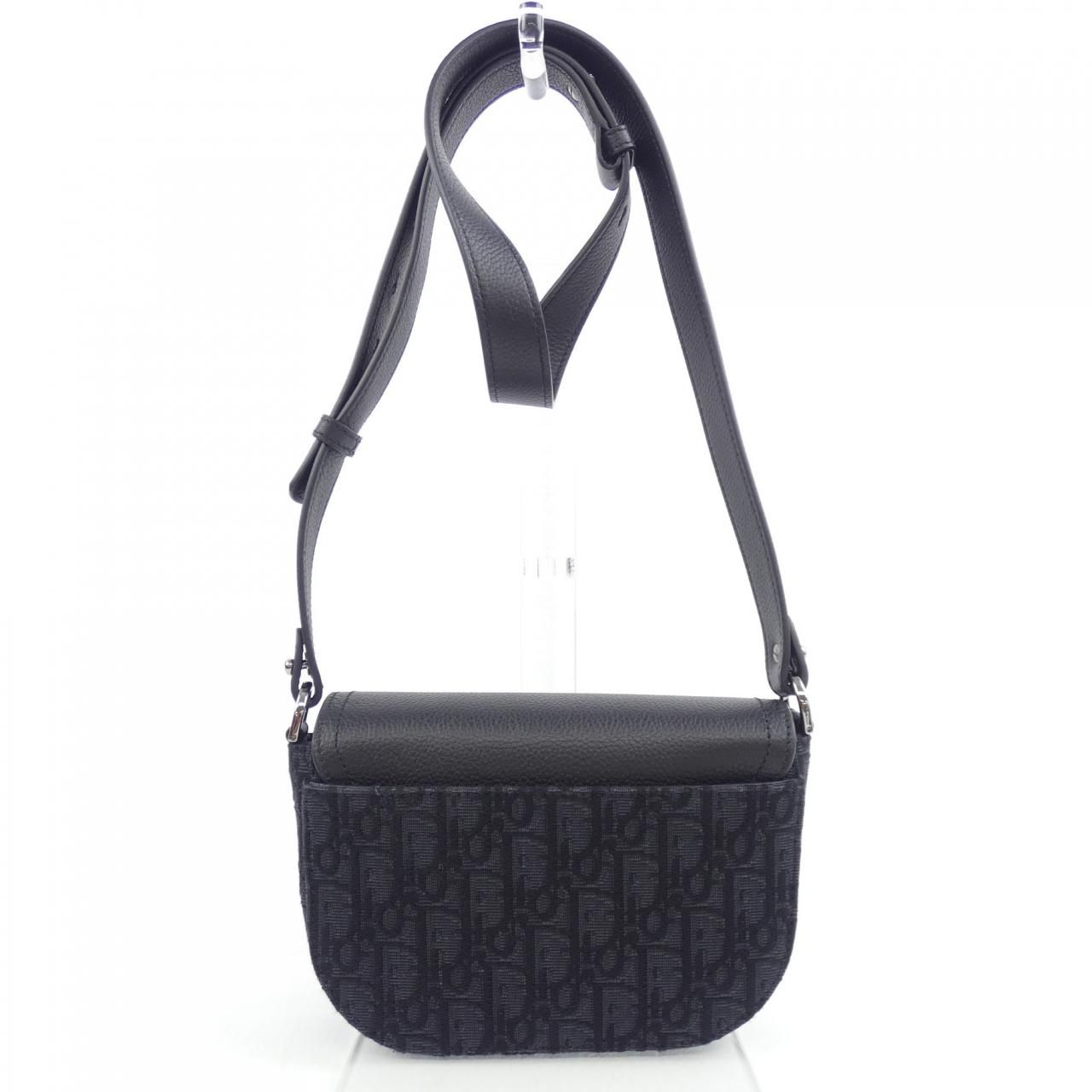 ディオール DIOR フラップ付きメッセンジャーバックミニ オブリーク  